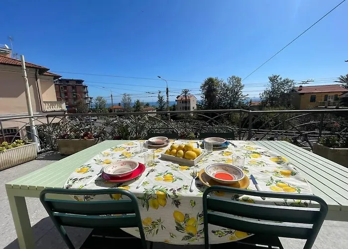 Casa Visconti, Bordighera, Vista Mare Lejlighed *