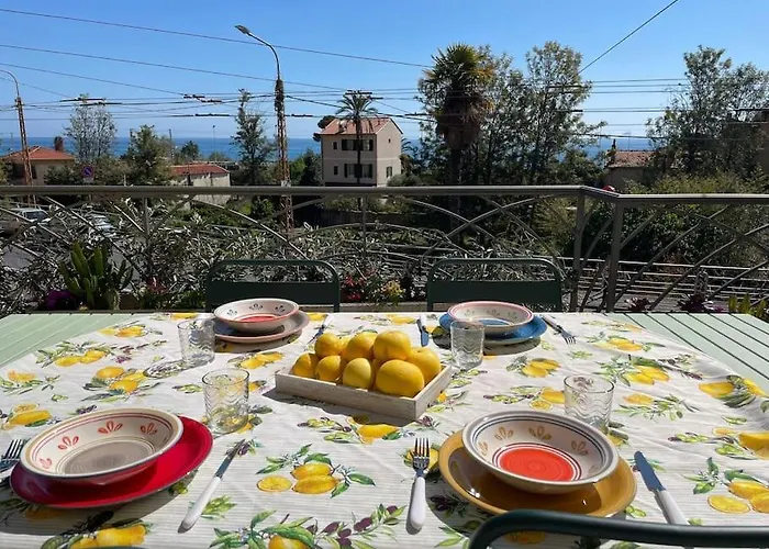 Casa Visconti, Bordighera, Vista Mare