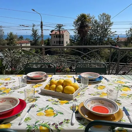 Casa Visconti, Bordighera, Vista Mare
